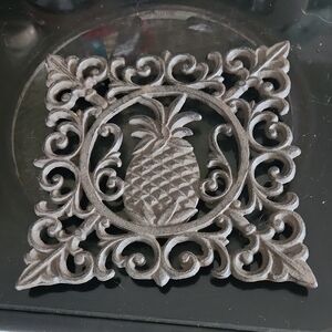 Vintage Cast Iron Pineapple Trivet